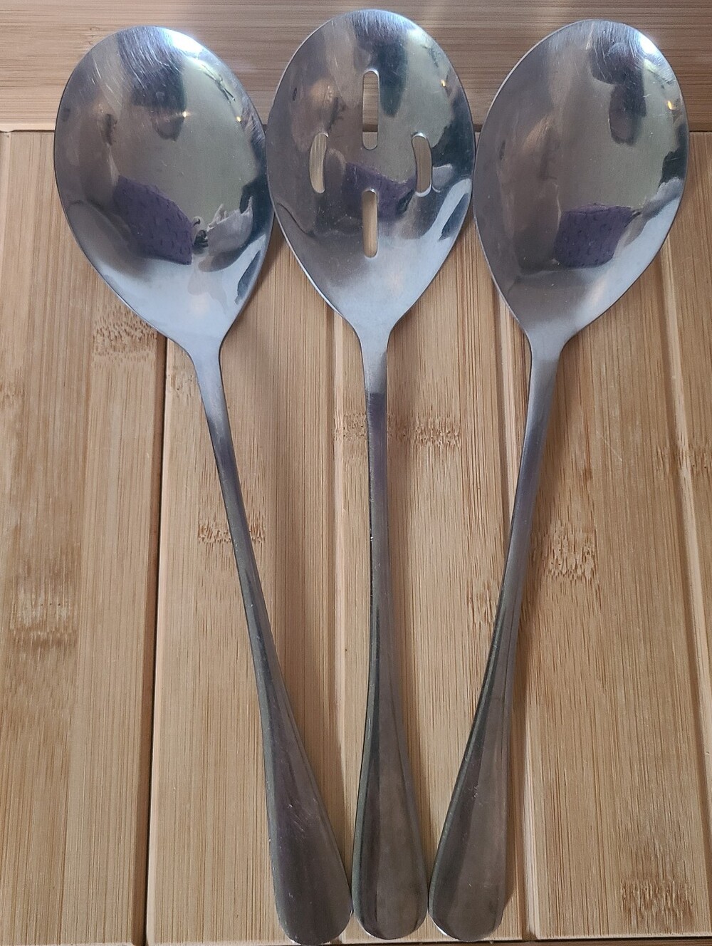 Set Of Stainless Steel Serving Spoons